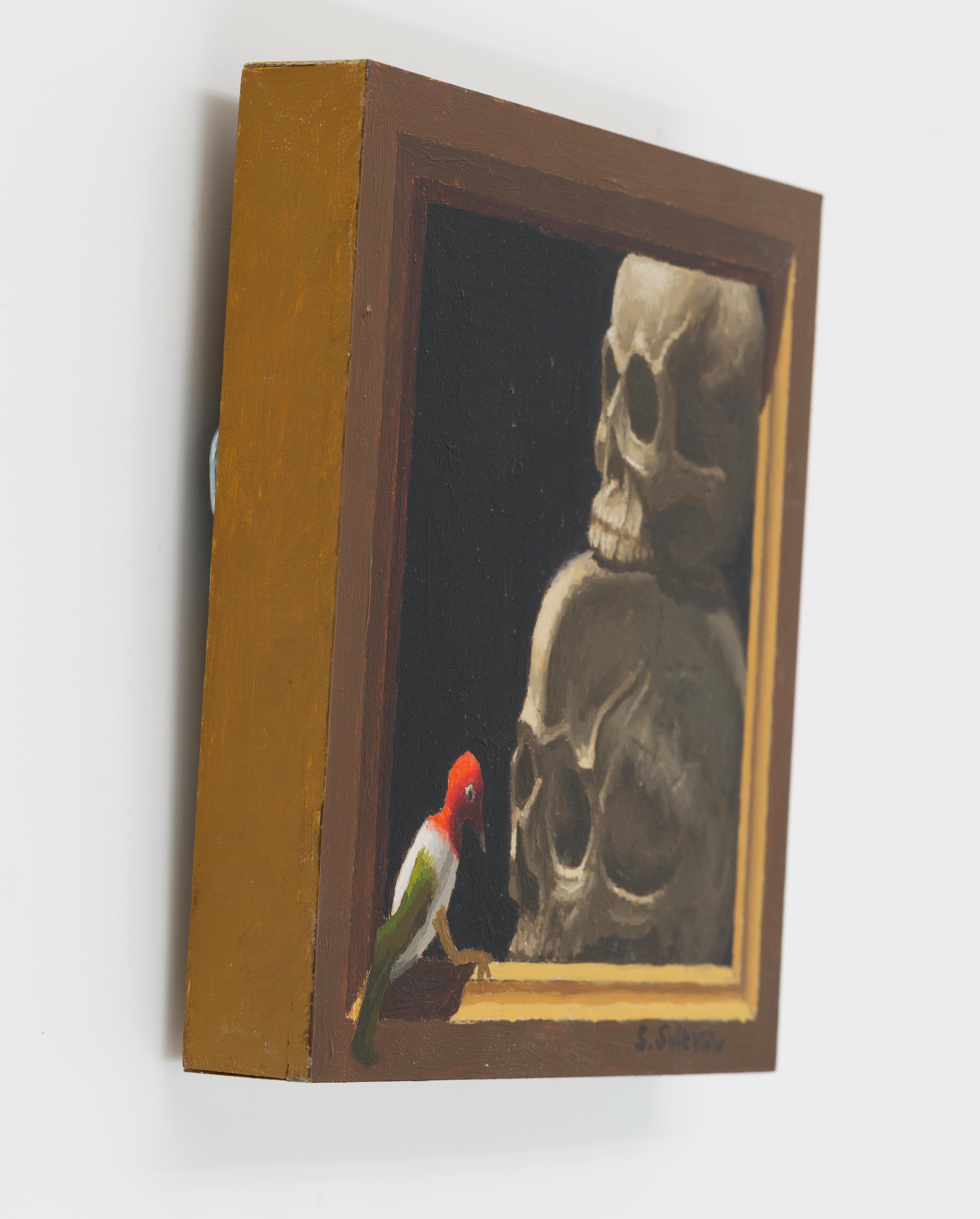 „Double Talk“ (2025) von Shawn Sullivan, Original Tier-Ölgemälde, Original im Angebot 2