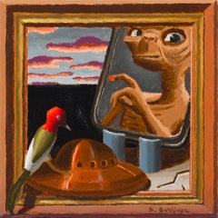 Peinture à l'huile originale de Shawn Sullivan « Fly In Movie » (2025)
