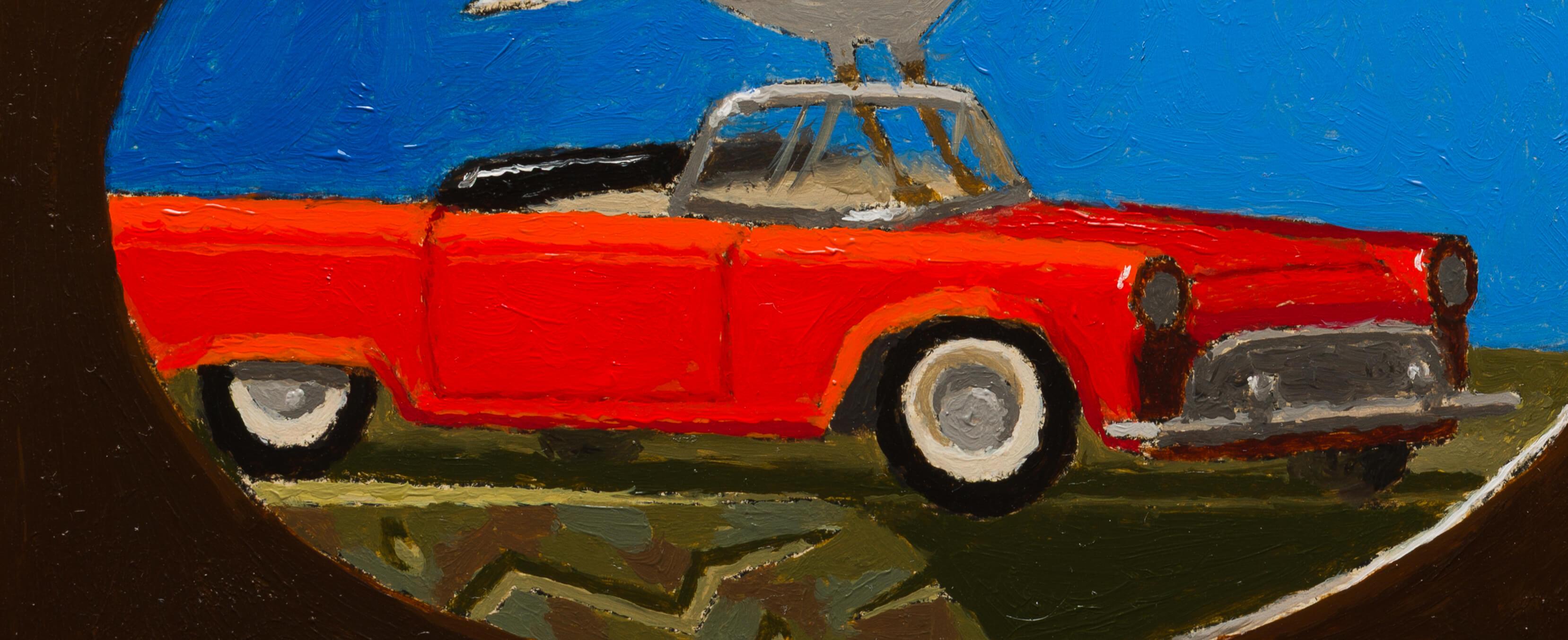 „T Bird“ (2025) von Shawn Sullivan, Original Tier-Ölgemälde, Original im Angebot 3