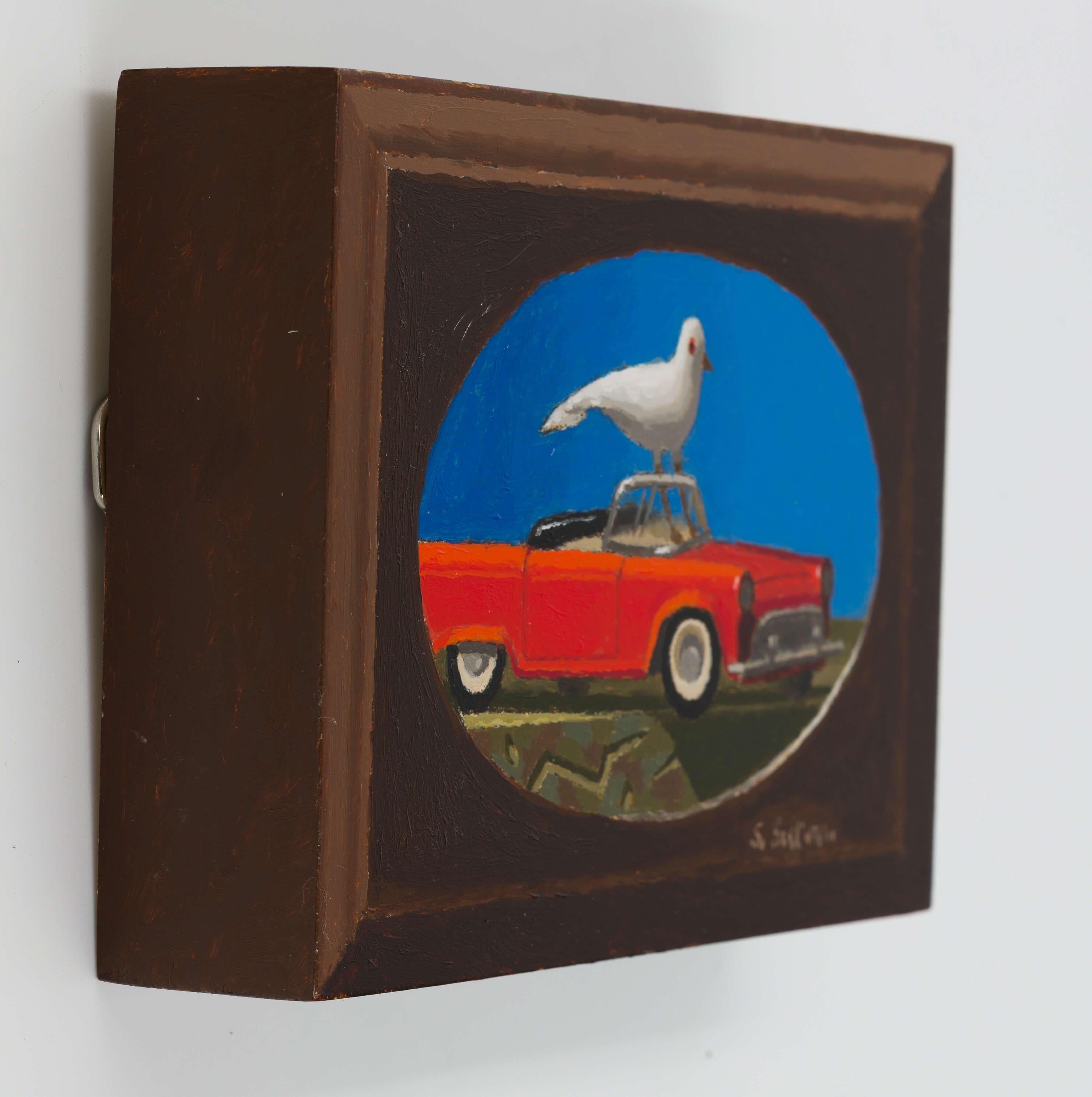 „T Bird“ (2025) von Shawn Sullivan, Original Tier-Ölgemälde, Original im Angebot 7
