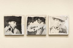 "Doris and Henry (and her brothers)" Polaroid lift from the collective archive