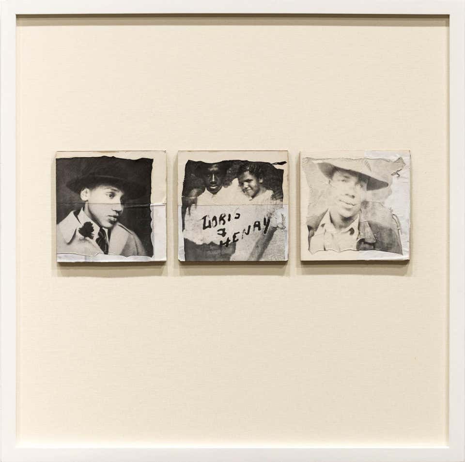 "Doris and Henry (and her brothers)" Polaroid lift from the collective archive