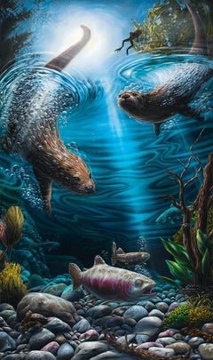 "Pittura ad olio "Otter Pops
