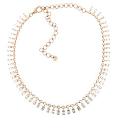 Shay Dot & Dash Diamond Choker Halskette 18K Rose Gold