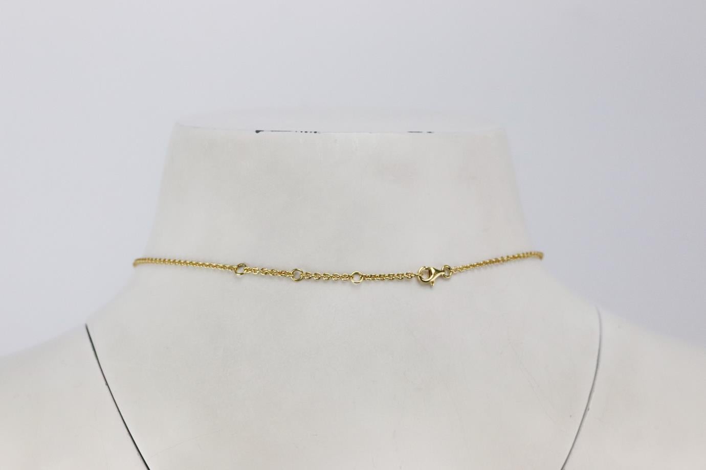 Shay Love 18K Yellow Gold And Diamond Chain Necklace  1