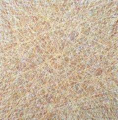 Color Intersected Series No 2 - contemporary, geometric abstract, oil on panel