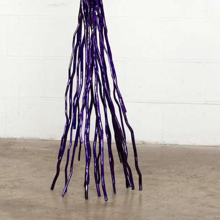 Interlace – Purple - Contemporary Sculpture by Shayne Dark