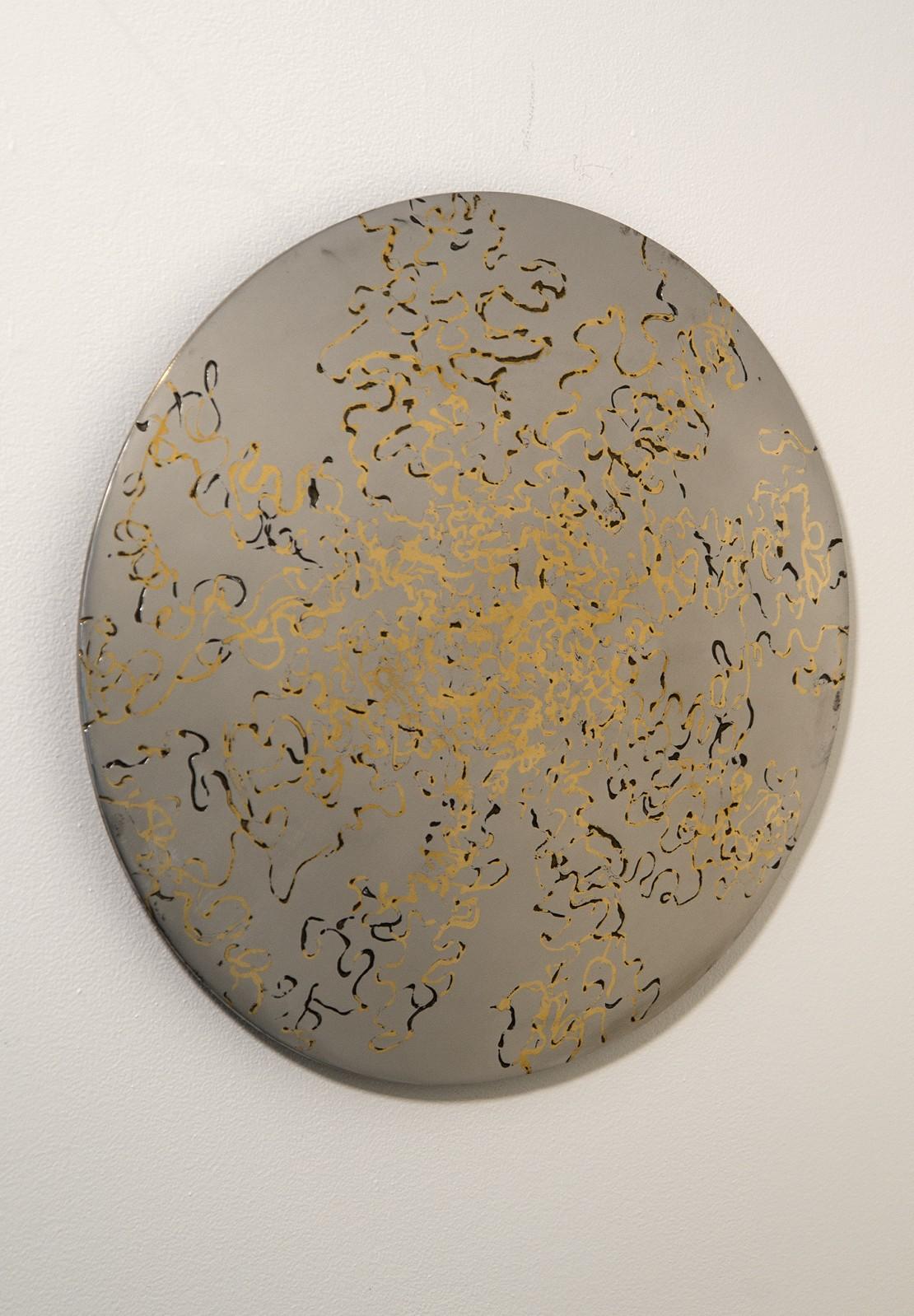 Reflecting Nature Series No 1 - polished stainless steel, copper, wall sculpture For Sale 3