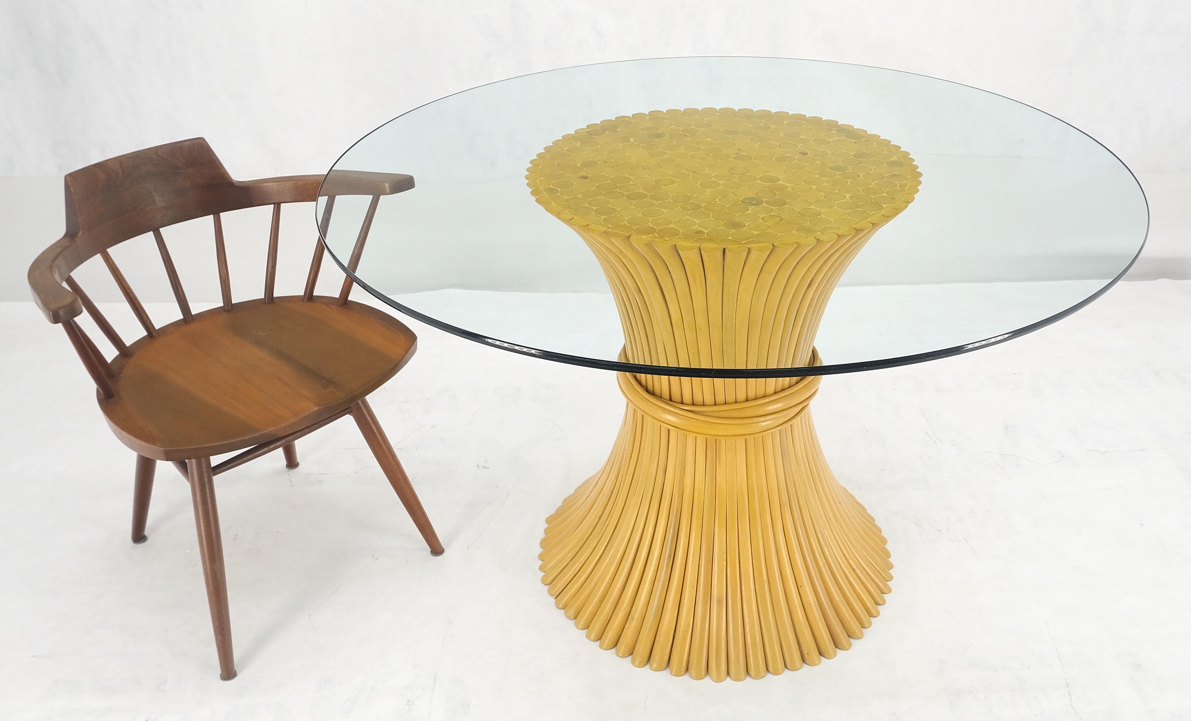 20th Century Sheaf of Bamboo Base Glass 48