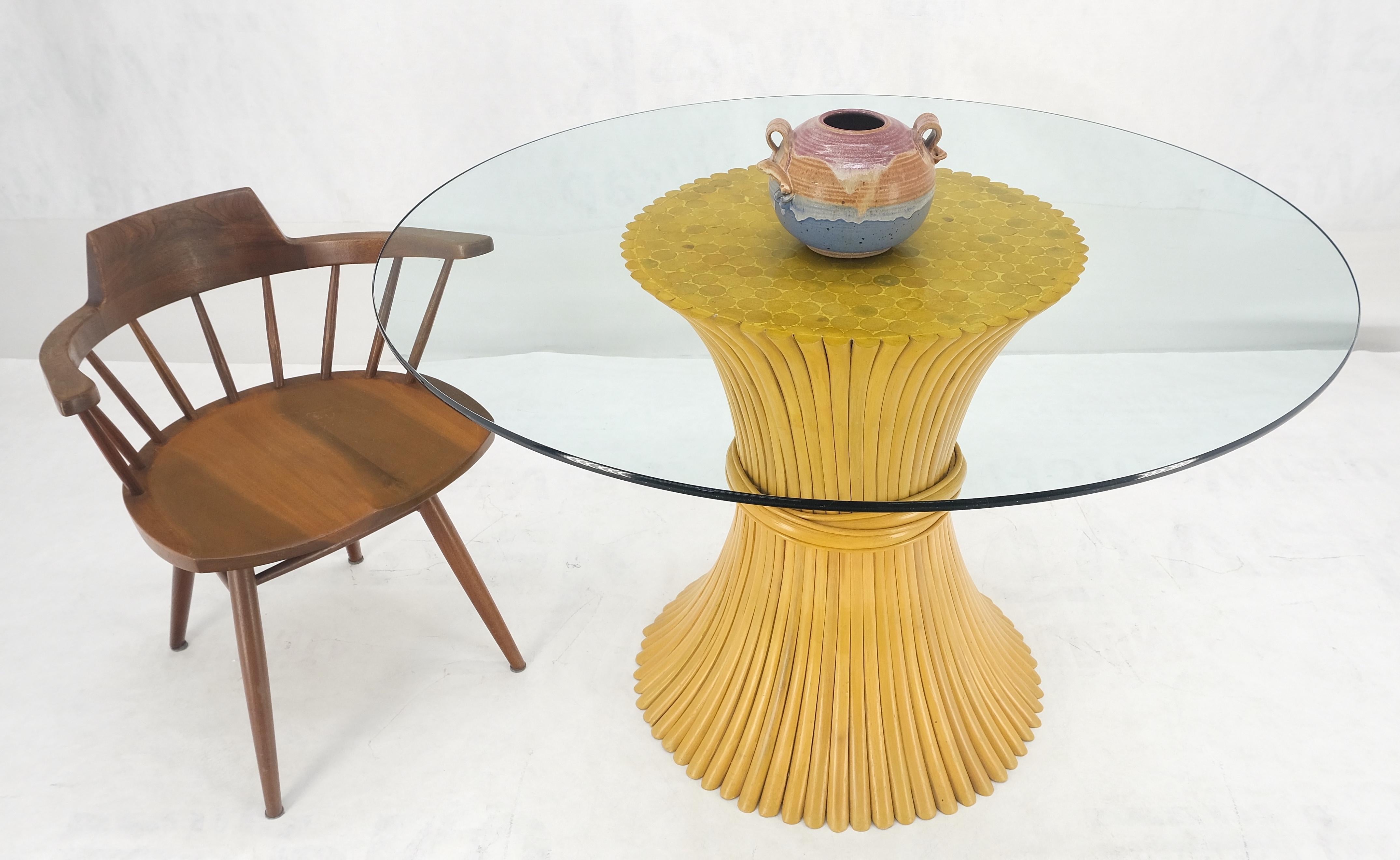 Rattan Sheaf of Bamboo Base Glass 48