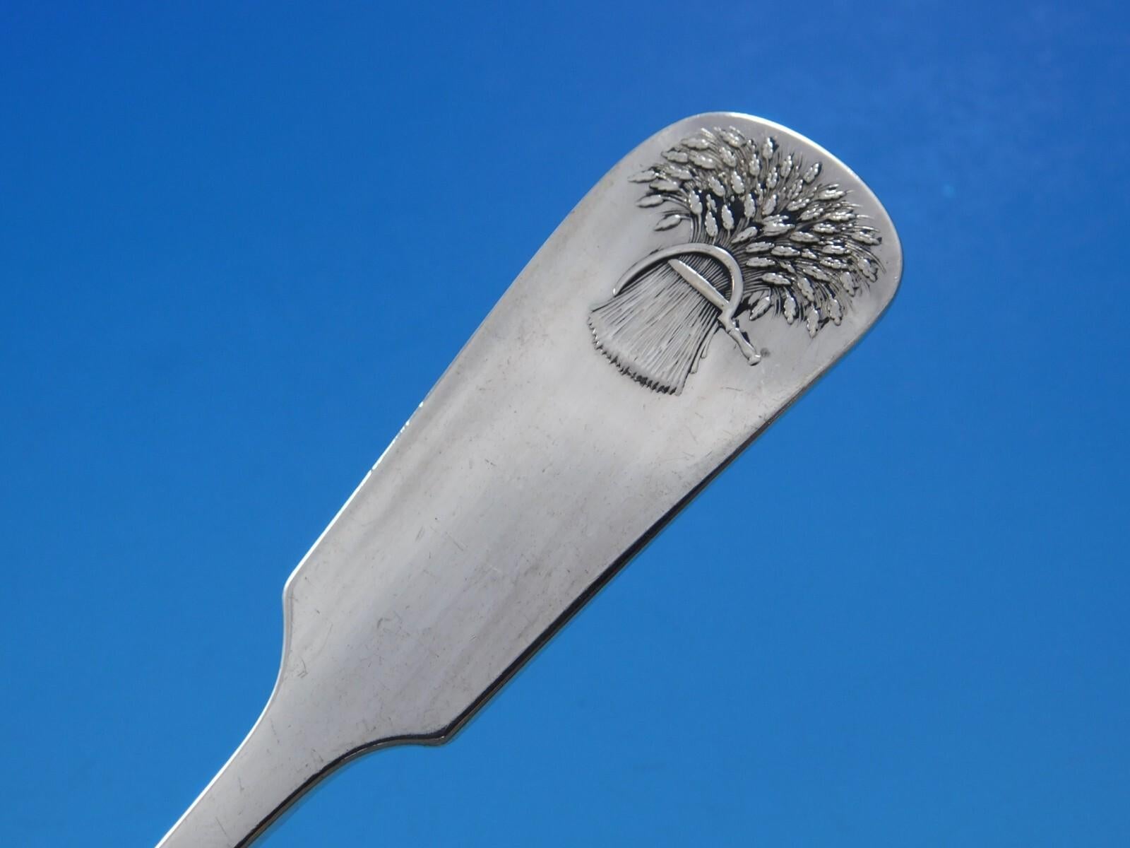 Sheaf of Wheat by Durgin-Gorham Sterling Silver Flatware Service 91 pcs Dinner en vente 2