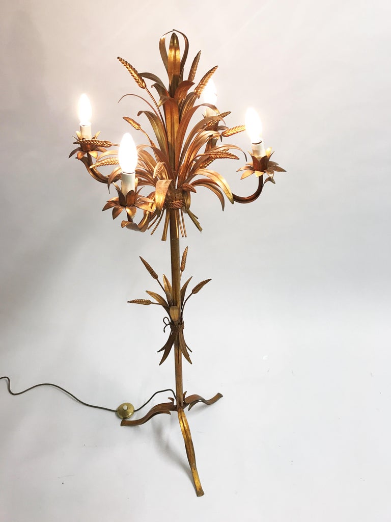 Sheaf of Wheat Floor Lamp, 1960s at 1stDibs