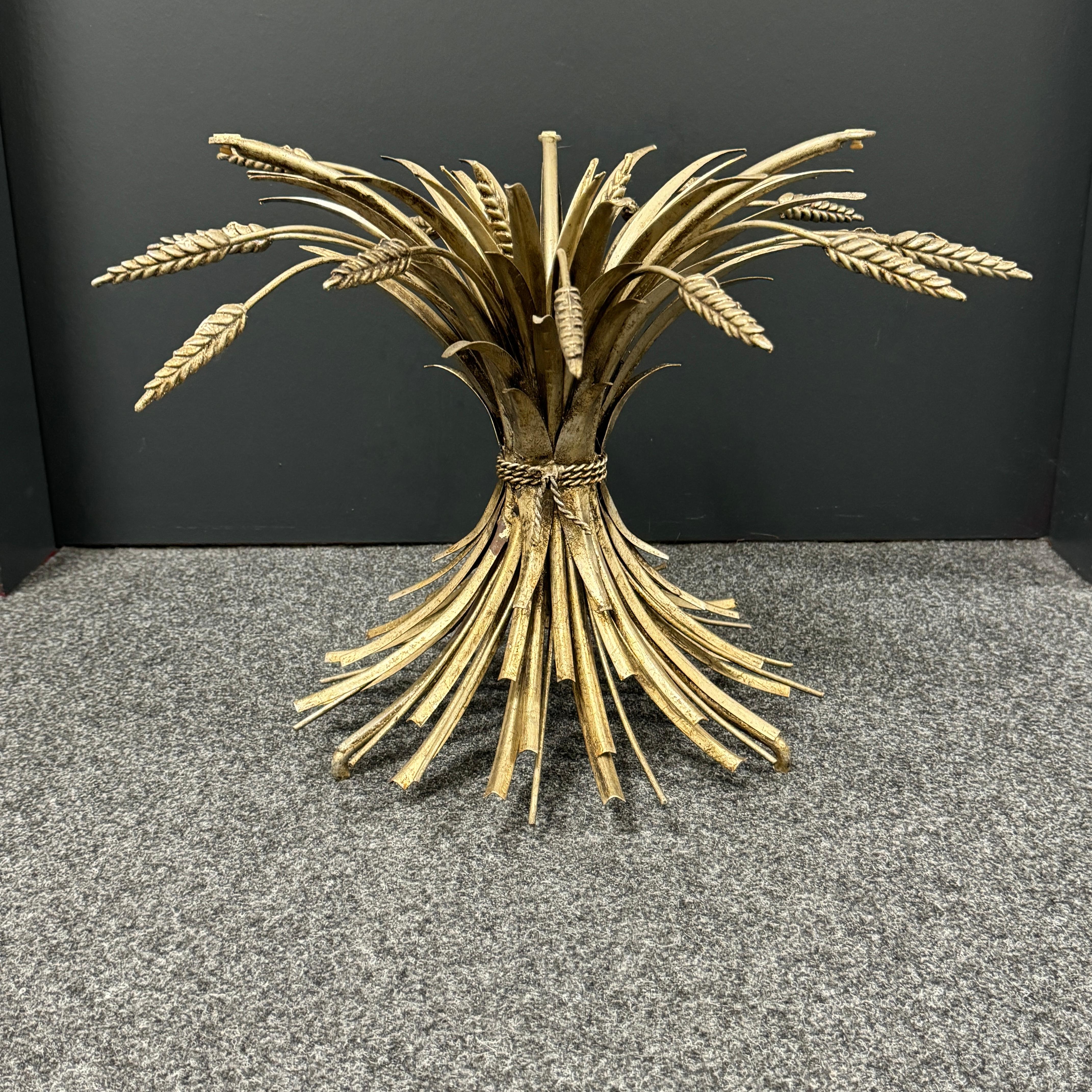 Sheaf of Wheat Hollywood Regency Coco Chanel Table Base by Koegl, 1960s, Germany 7