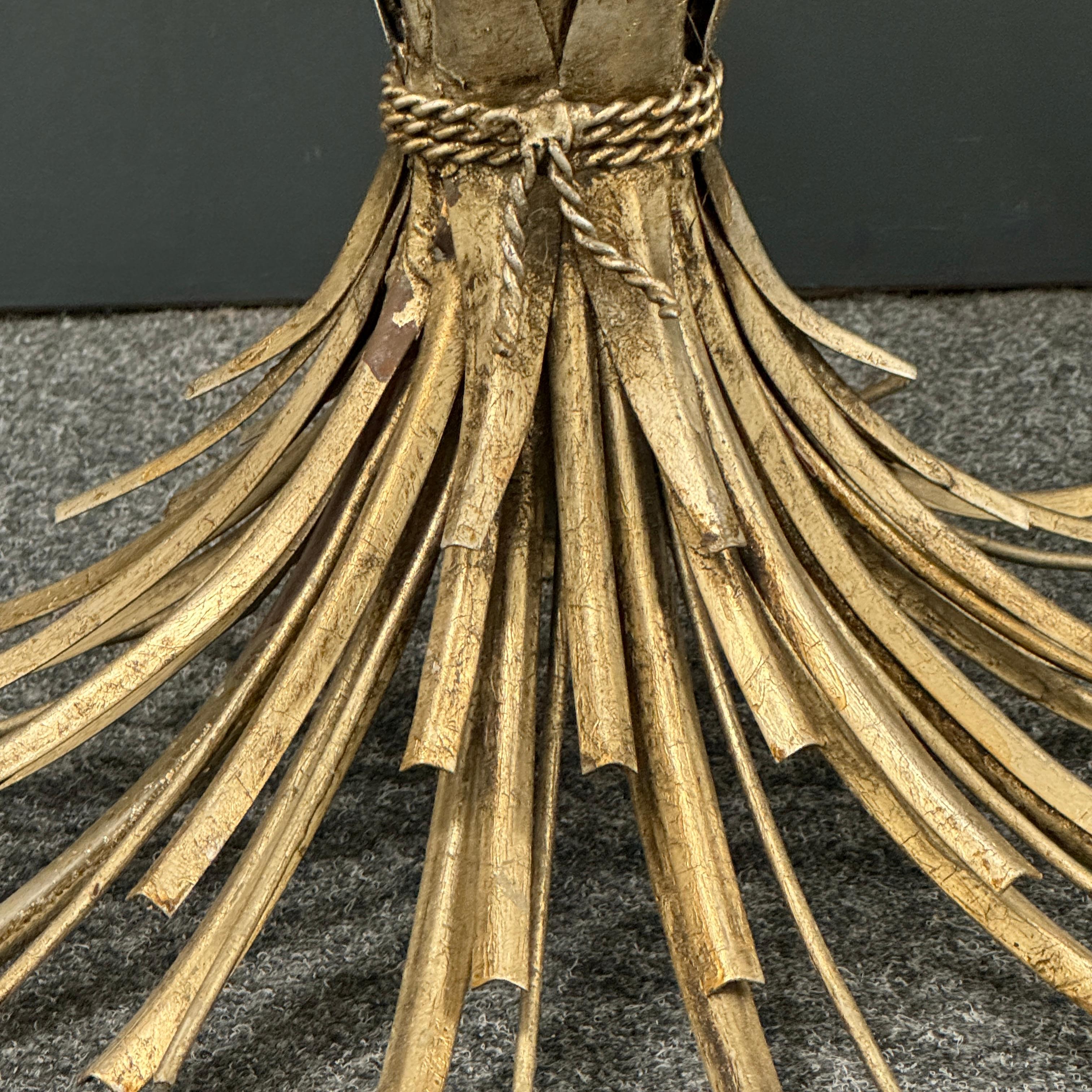 Sheaf of Wheat Hollywood Regency Coco Chanel Table Base by Koegl, 1960s, Germany 8