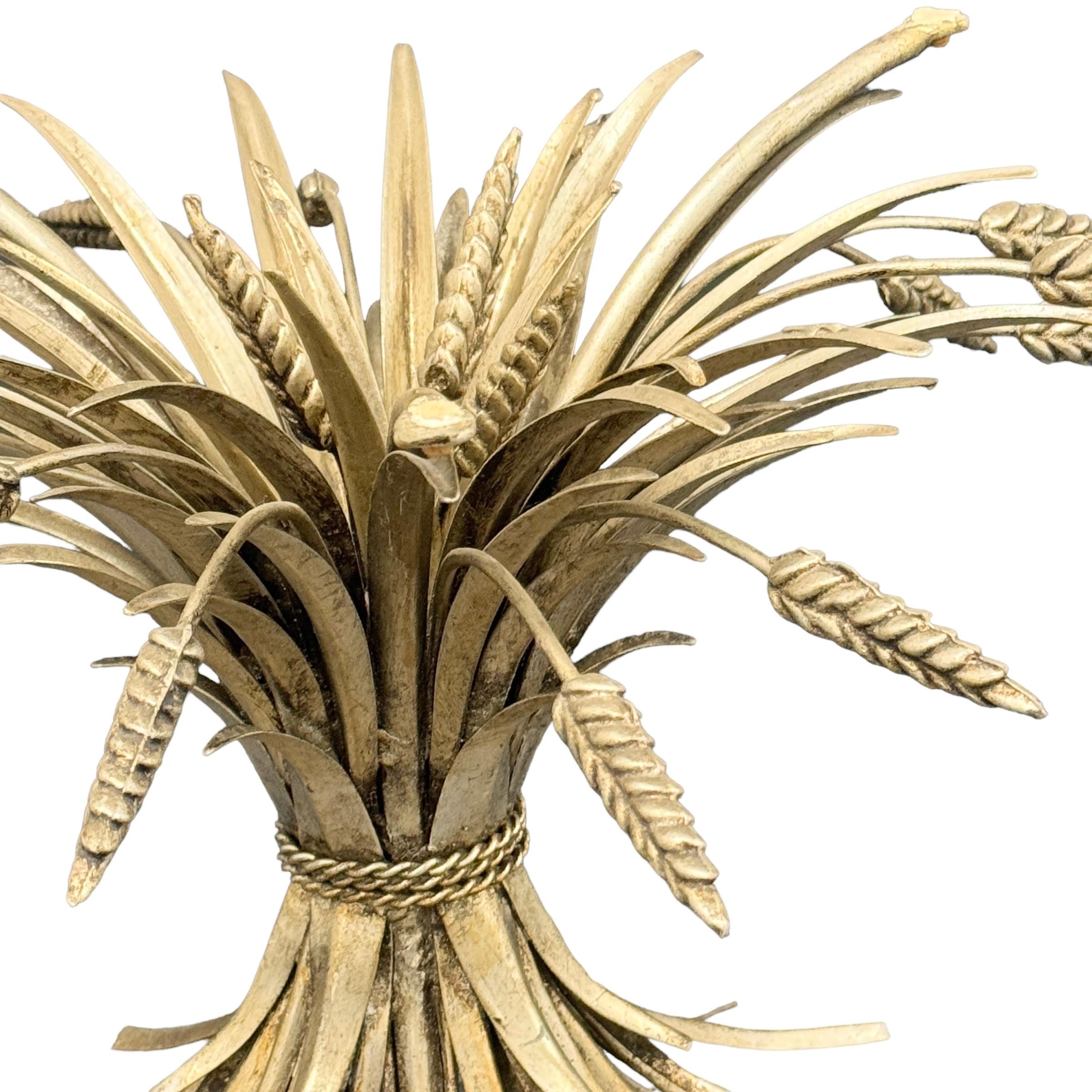 Sheaf of Wheat Hollywood Regency Coco Chanel Table Base by Koegl, 1960s, Germany 10