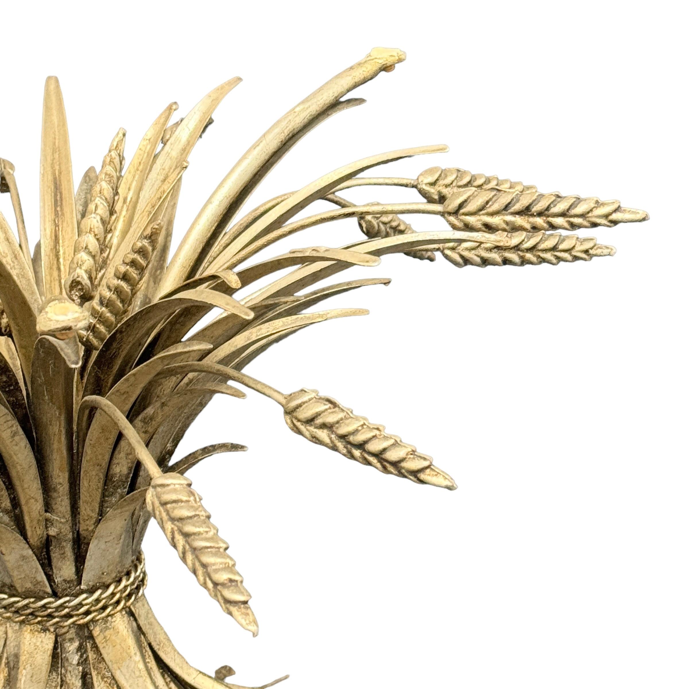 Sheaf of Wheat Hollywood Regency Coco Chanel Table Base by Koegl, 1960s, Germany 12