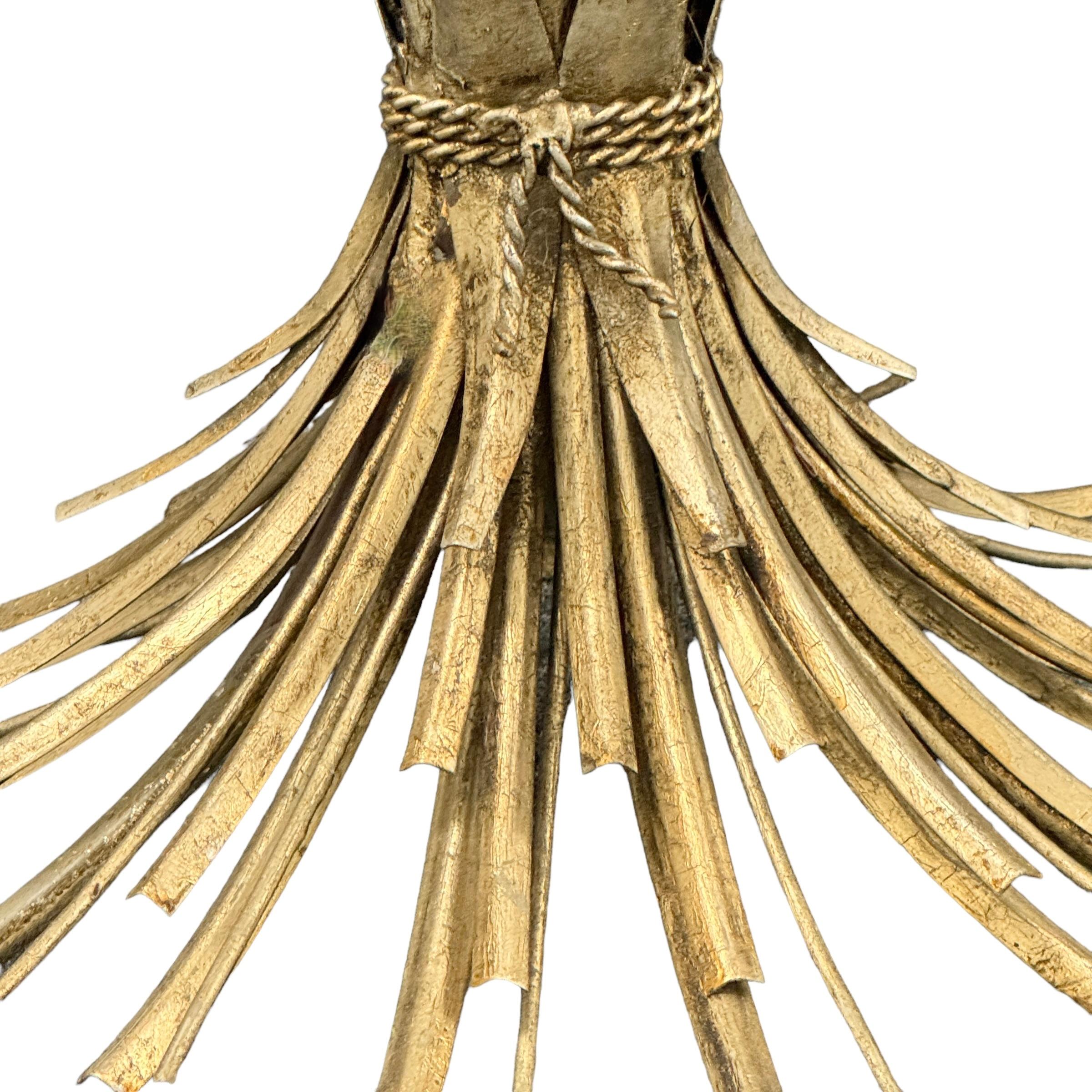 Sheaf of Wheat Hollywood Regency Coco Chanel Table Base by Koegl, 1960s, Germany 13