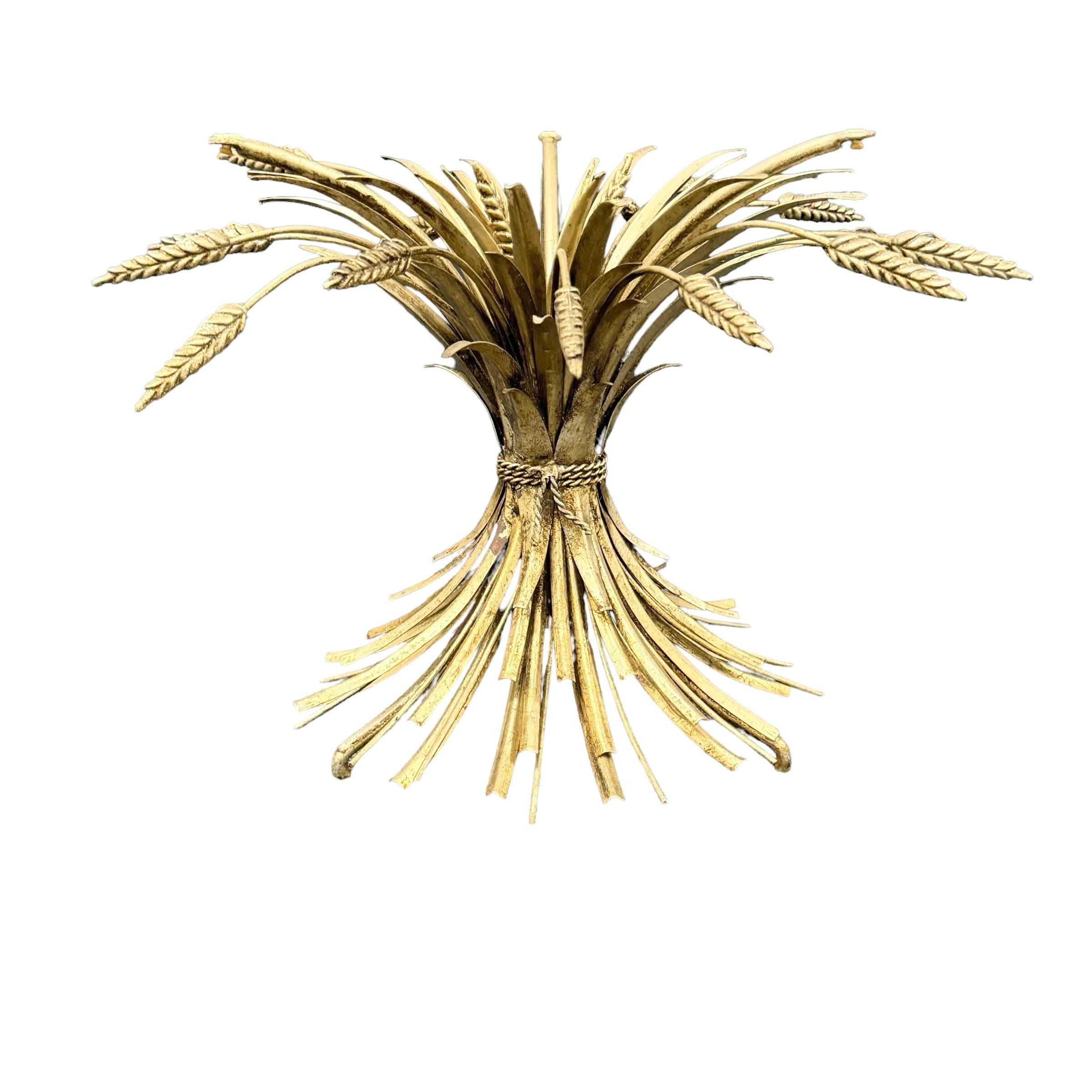 Sheaf of Wheat Hollywood Regency Coco Chanel Table Base by Koegl, 1960s, Germany 14