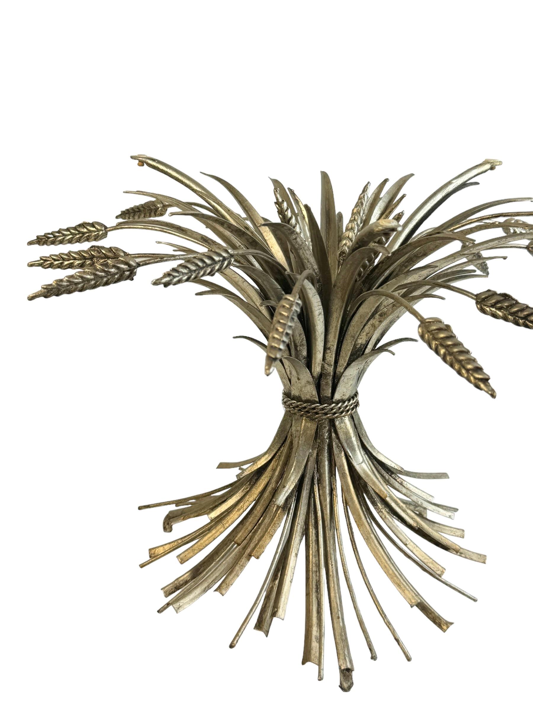 Sheaf of Wheat Hollywood Regency Coco Chanel Table Base by Koegl, 1960s, Germany In Good Condition In Nuernberg, DE