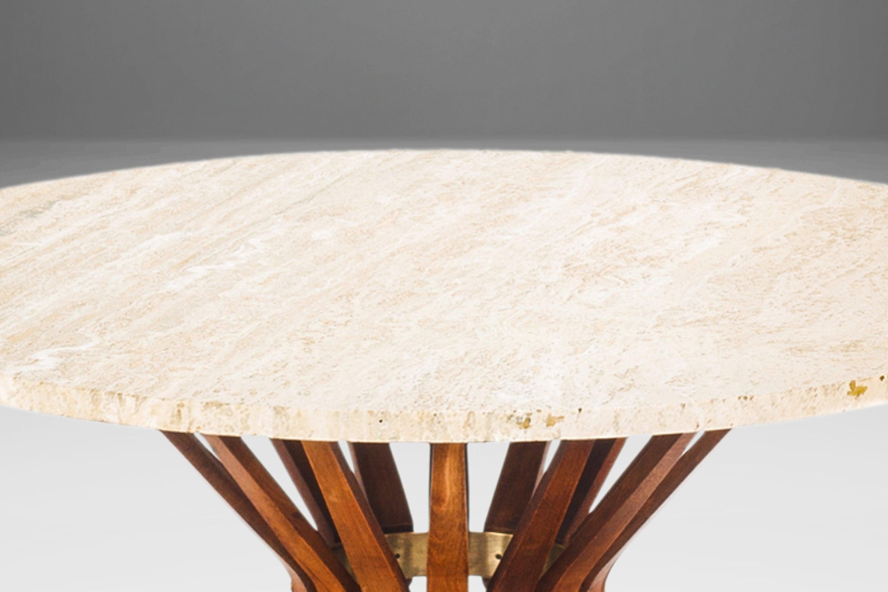 Mid-20th Century Sheaf of Wheat Marble Cocktail / Coffee Table by Edward Wormley for Dunbar, 1960 For Sale