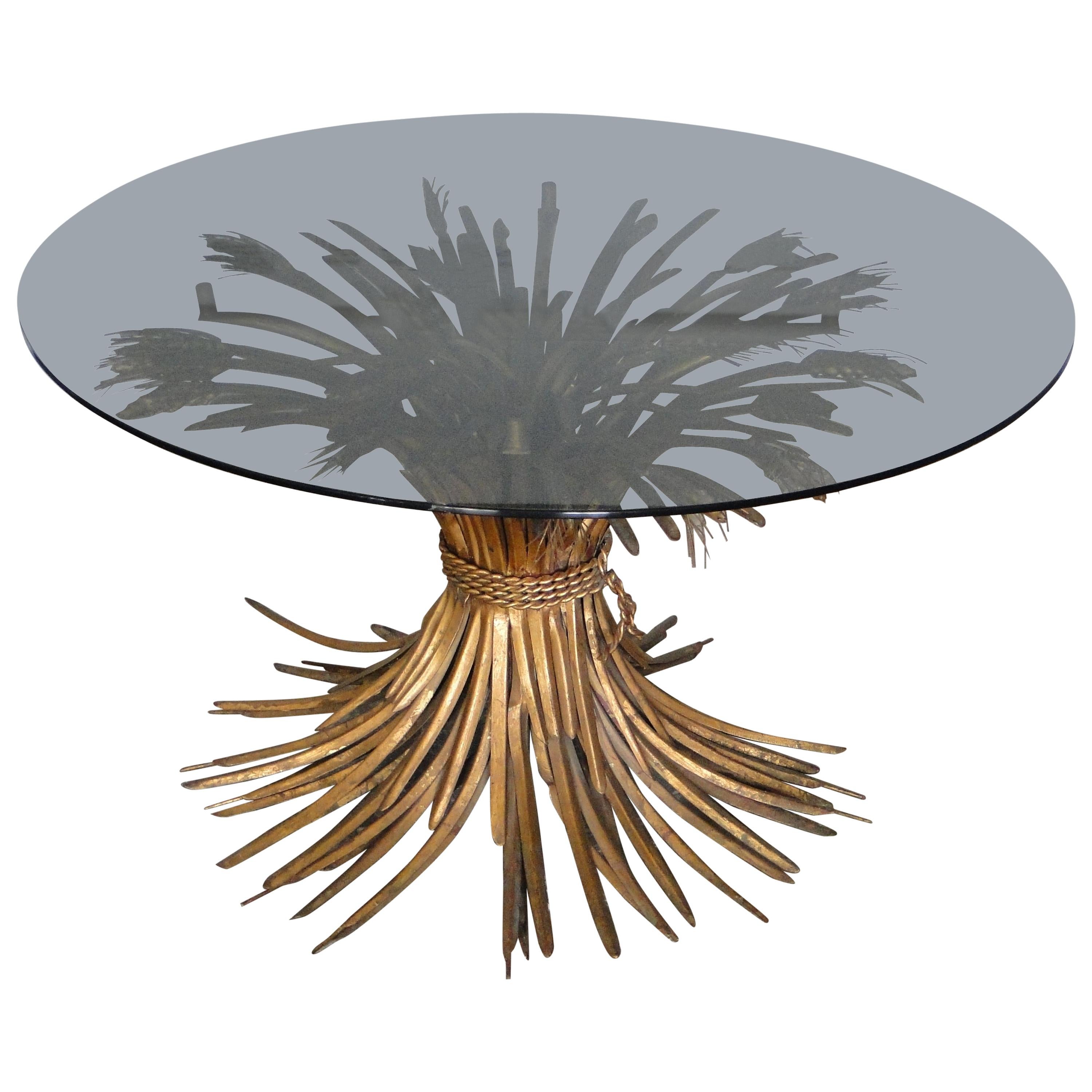 Sheaf of Wheat Sofa Table Coco Chanel Robert Goossens For Sale