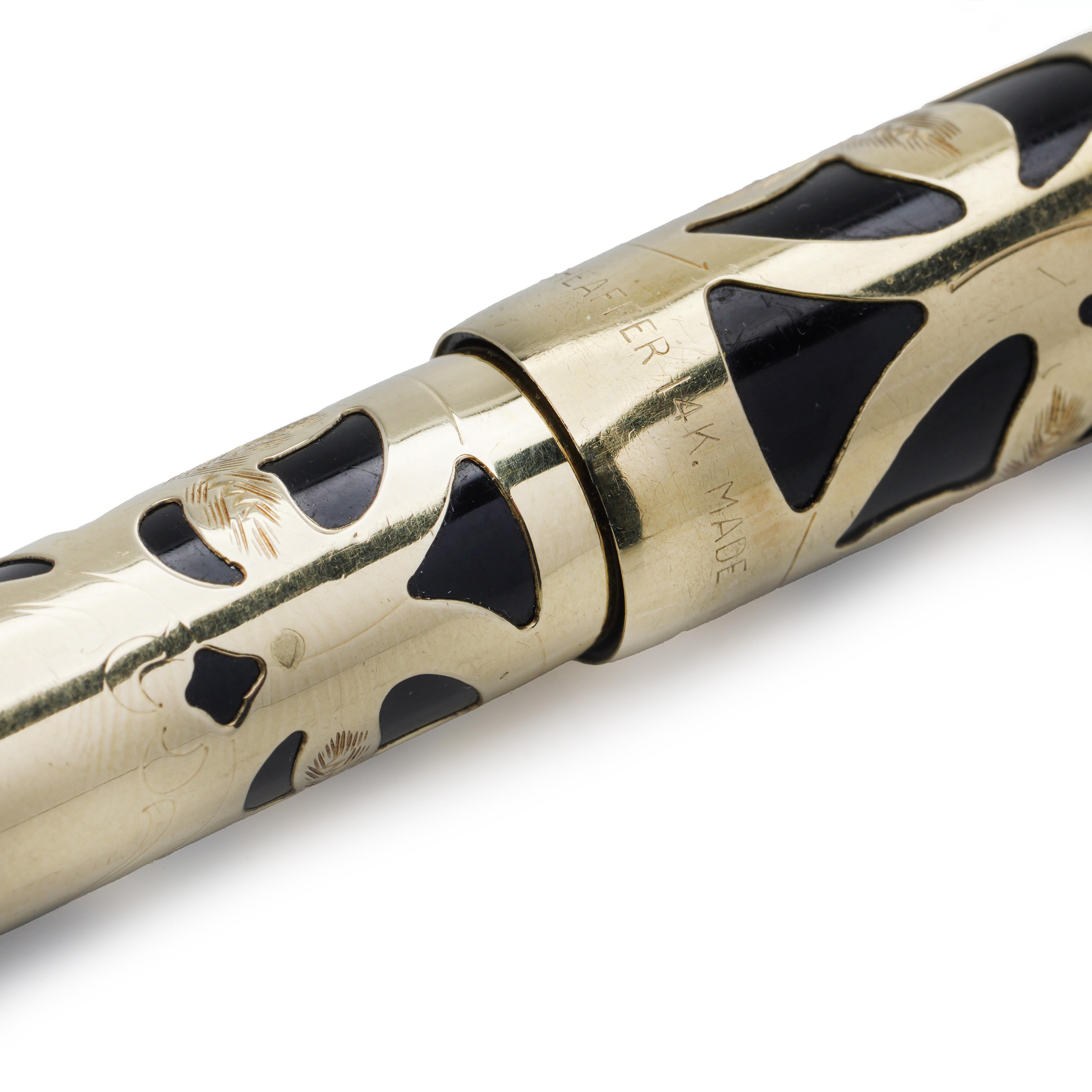 Sheaffer Nostalgia Füllfederhalter mit 14kt Goldfeder im Angebot 3