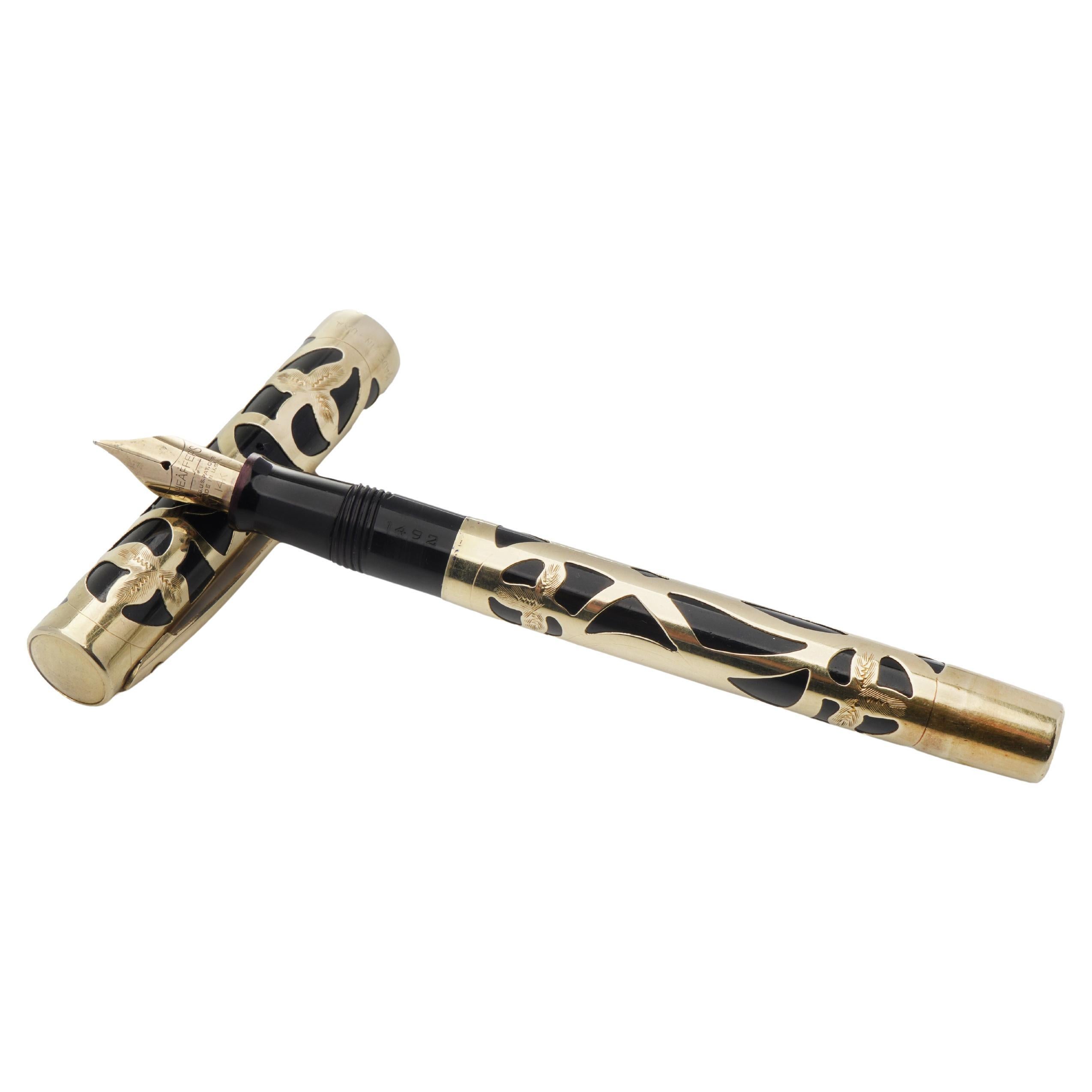 Sheaffer Nostalgia 14kt gold nib fountain pen