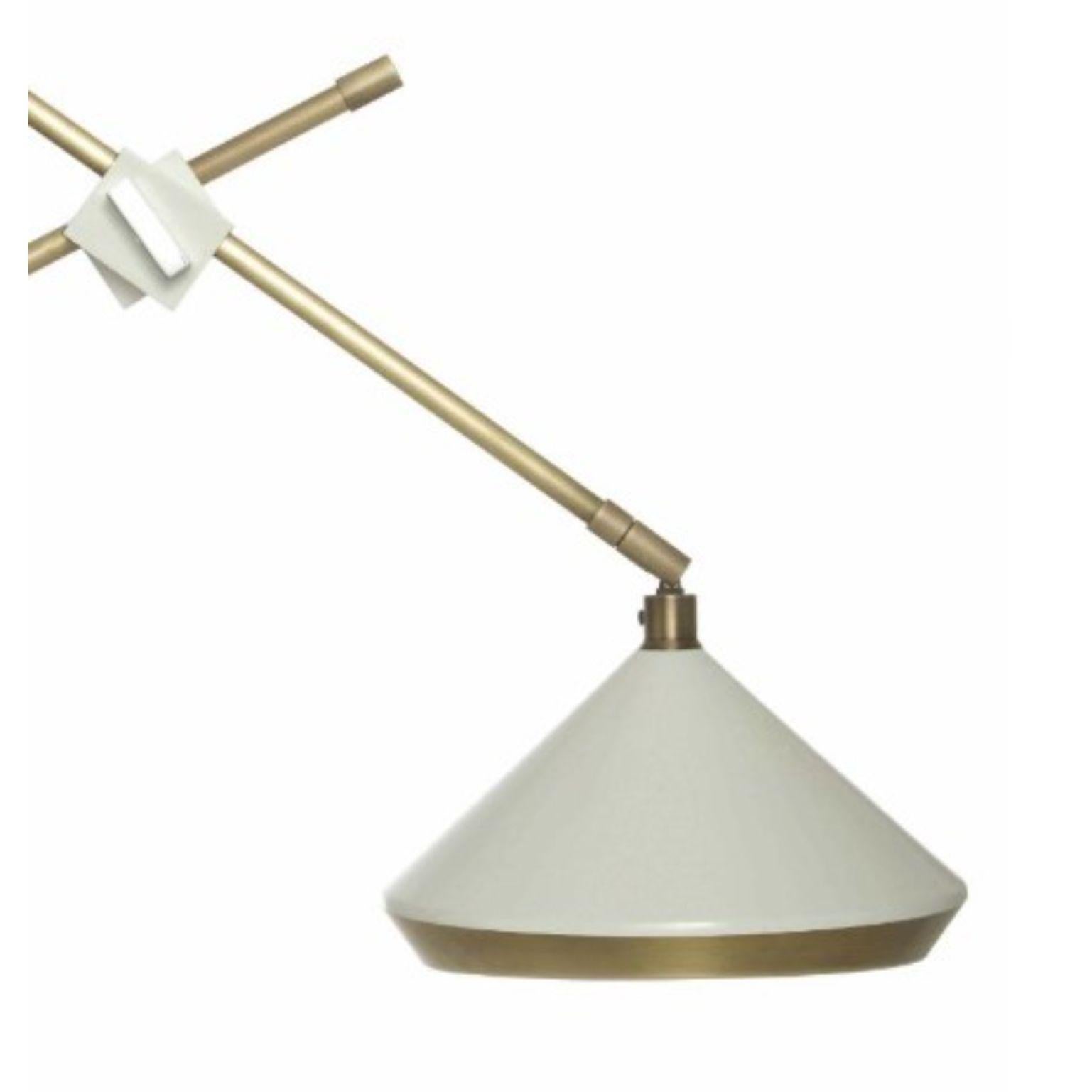 Aplique Cizalla, Latón, Blanco by Bert Frank en venta 1