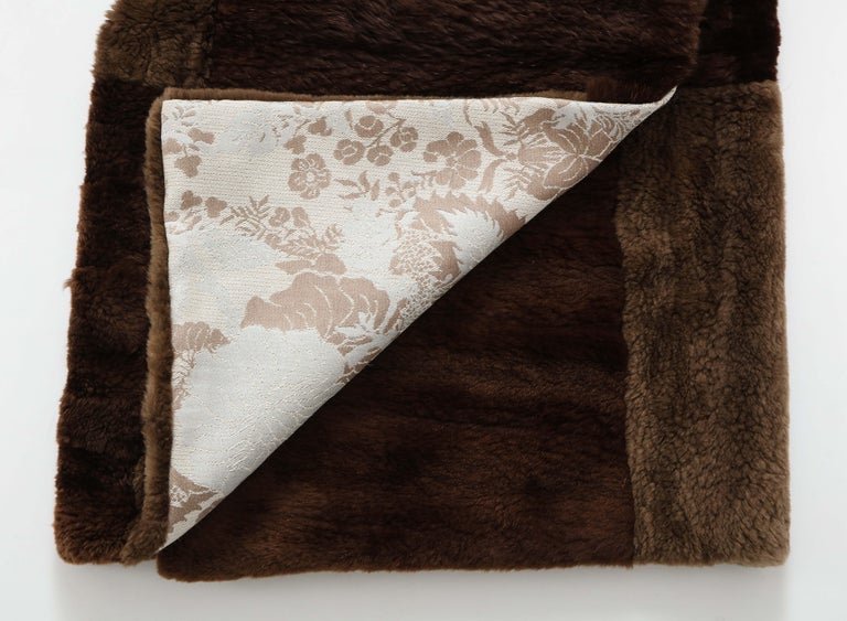Bespoke Sheared Beaver, Pashmina Blanket For Sale at 1stDibs