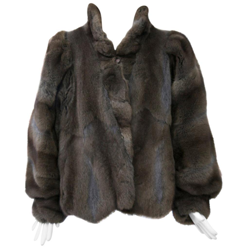 Sheared Fur Jacket, 1980s For Sale at 1stDibs