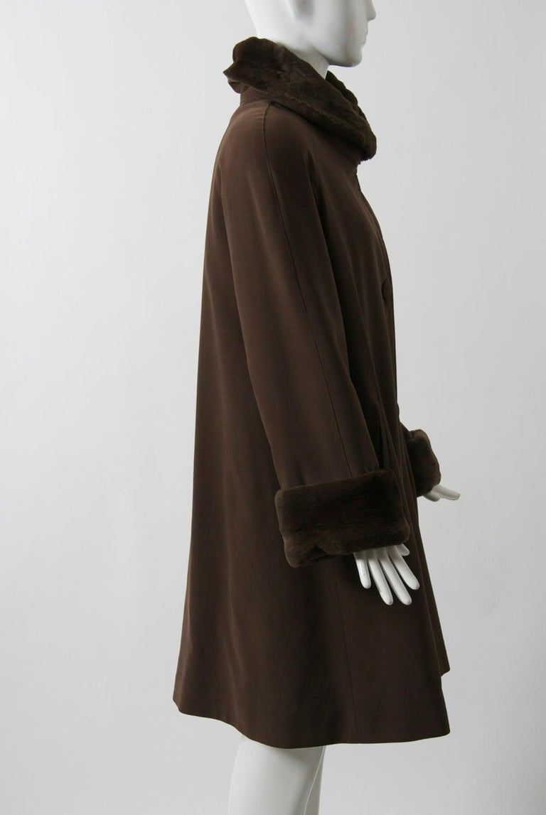 Women's Sheared Mink-Lined Coat