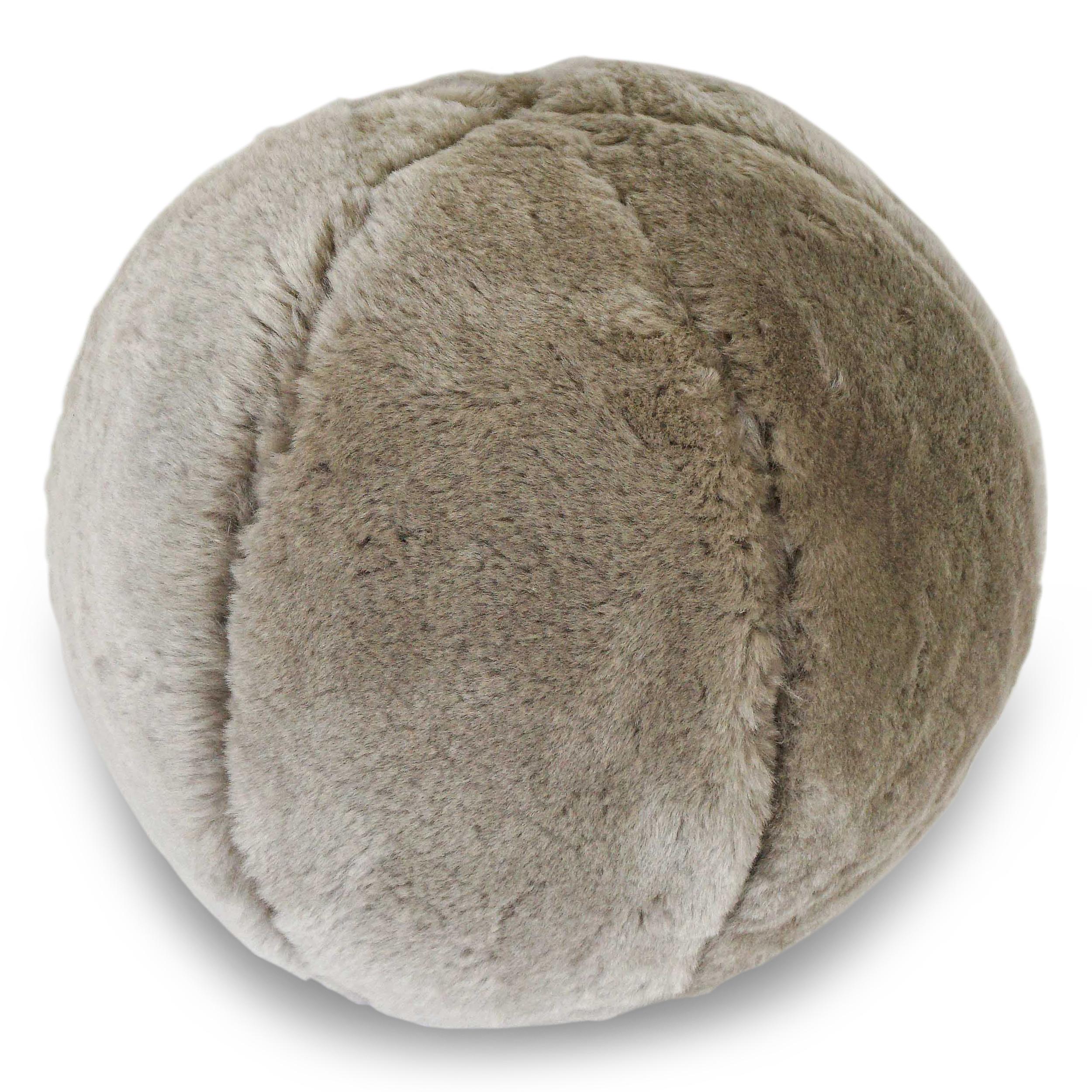 American Shearling Ball Pillow  For Sale