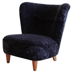 Shearling Lounge Chair by Gösta Jonsson