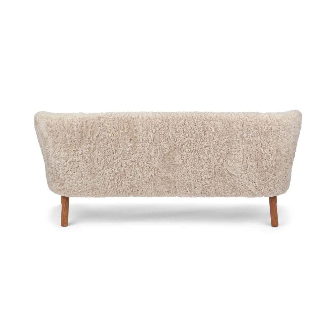 Fatto a mano Divano in pelle di pecora Shearling, Made in Denmark in vendita