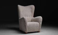 Shearling Chair by Fritz Hansen, Denmark circa 1955