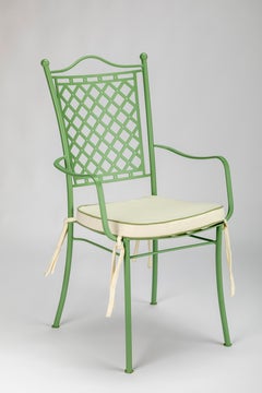 Shedir - Italian Outdoor Dining Chair in Hand-Forged Metal