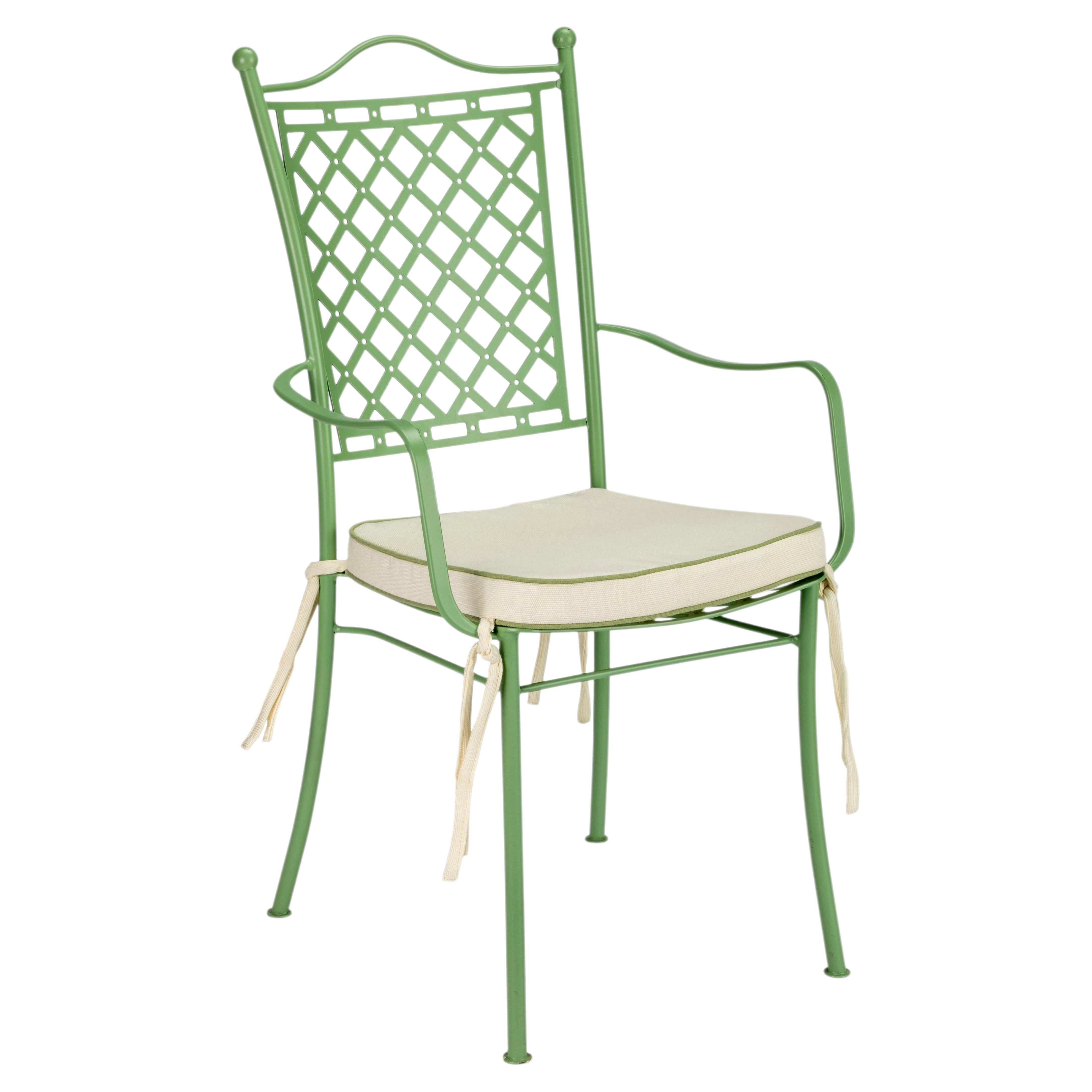 Shedir - Italian Outdoor Dining Chair in Hand-Forged Metal
