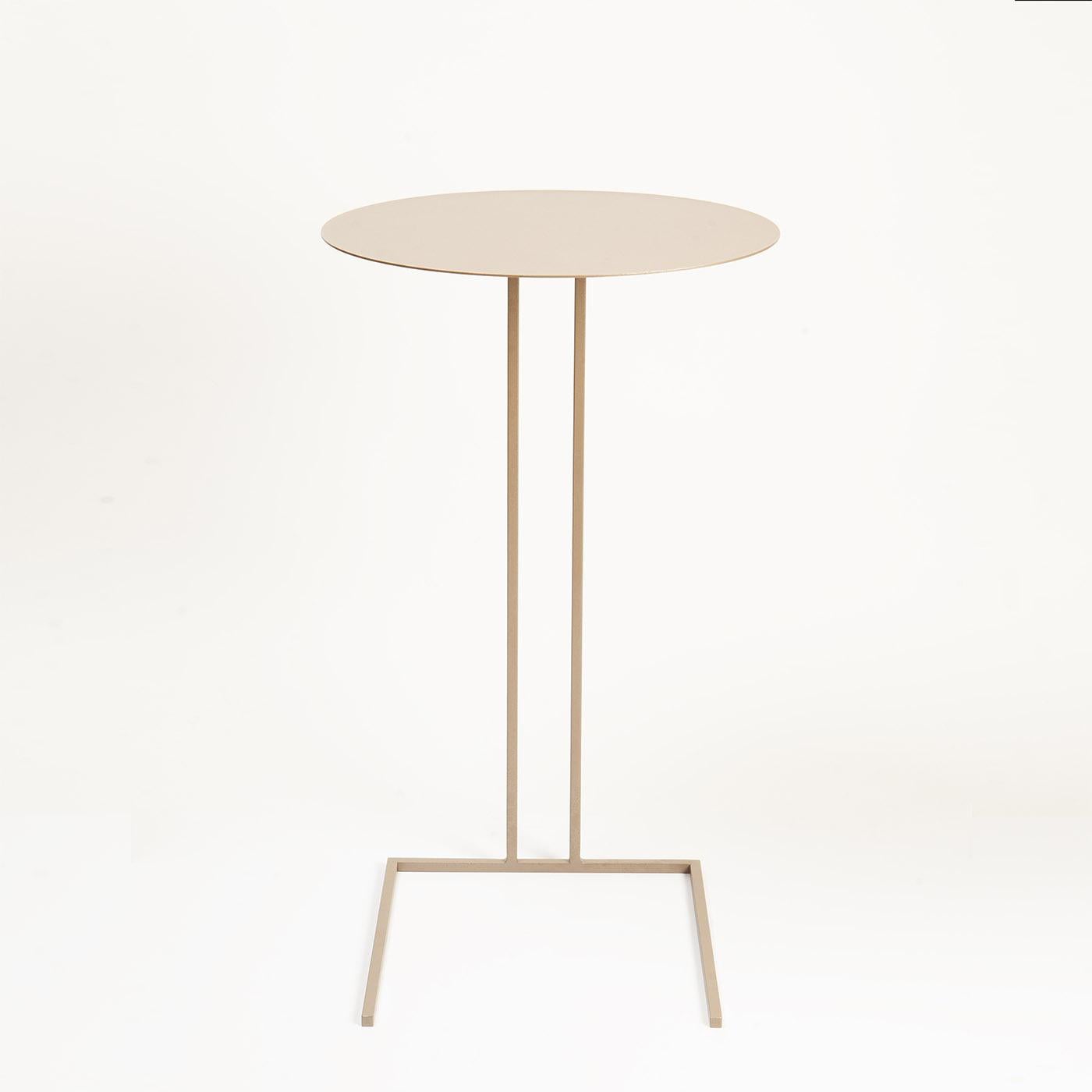 Italian Shedir Round Side Table For Sale