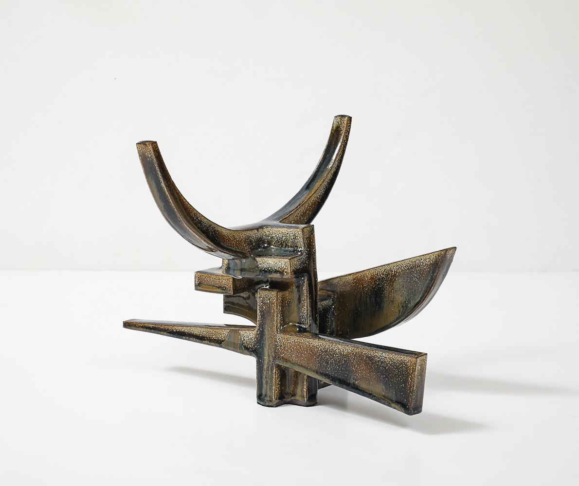 Shedu, escultura de cerámica de Joris Grelet Cerámico en venta