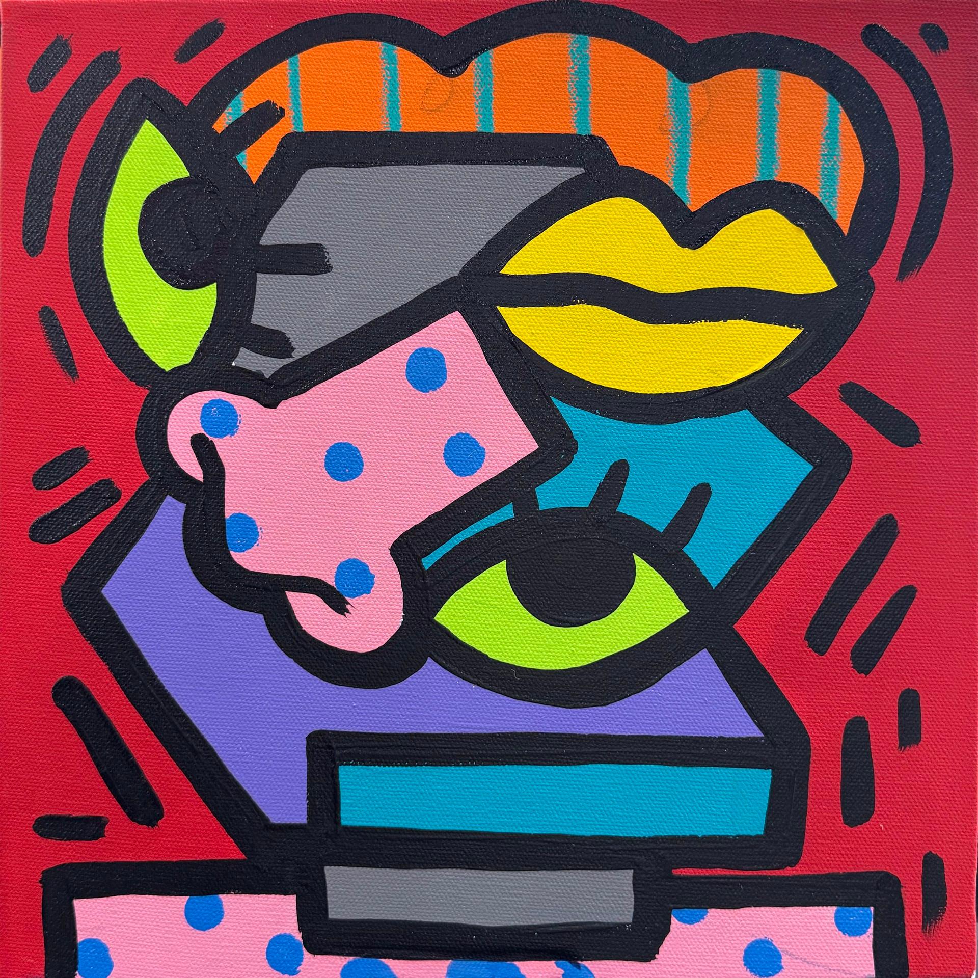 Sheefy Face (Blue Dots)
