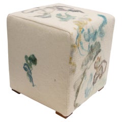 Sheep Cube in Botanical Dye, Felted Wool by JG Switzer