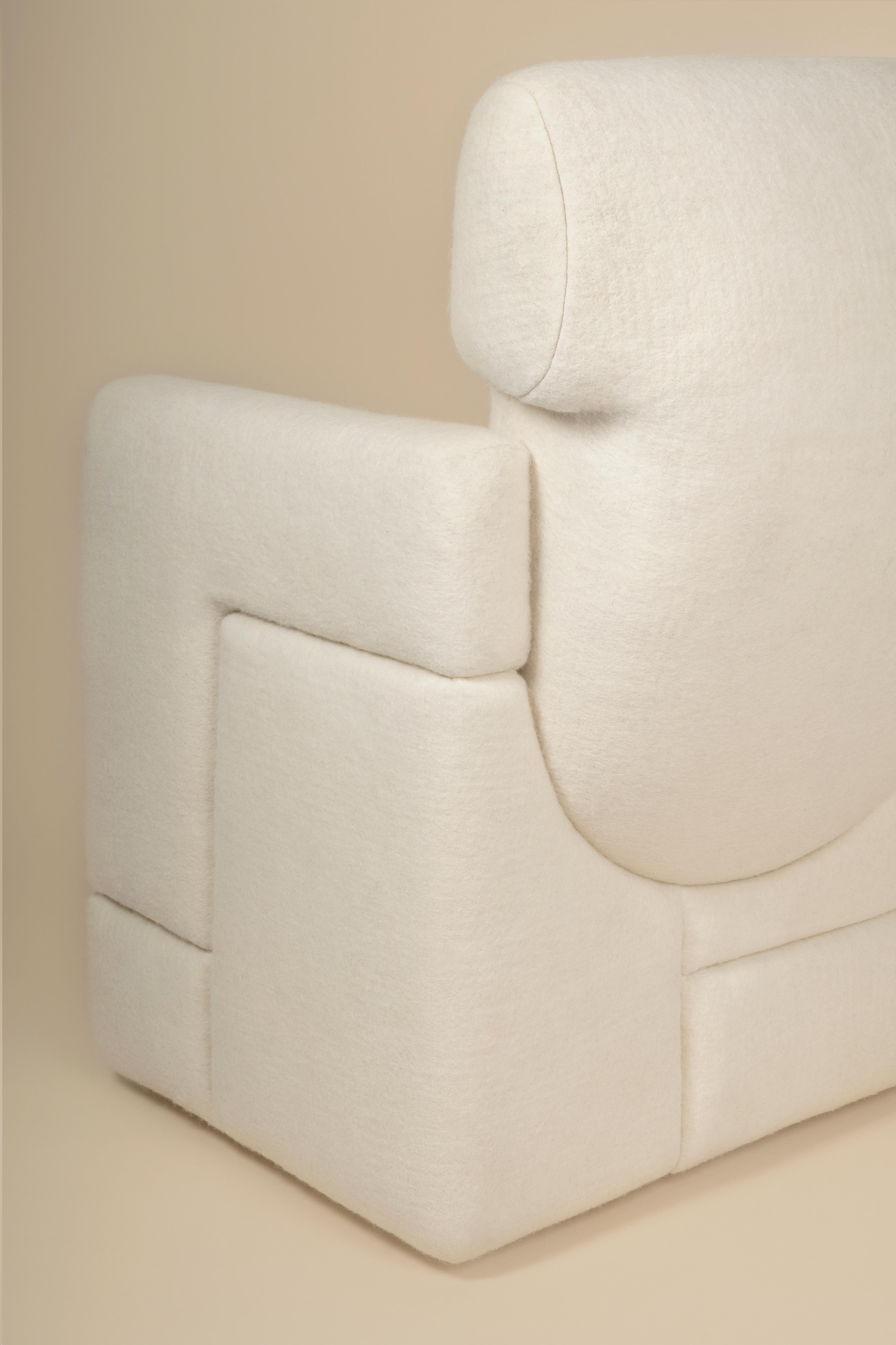 XXIe siècle et contemporain Chaise de salle à manger en mouton par Studio Ahead en vente