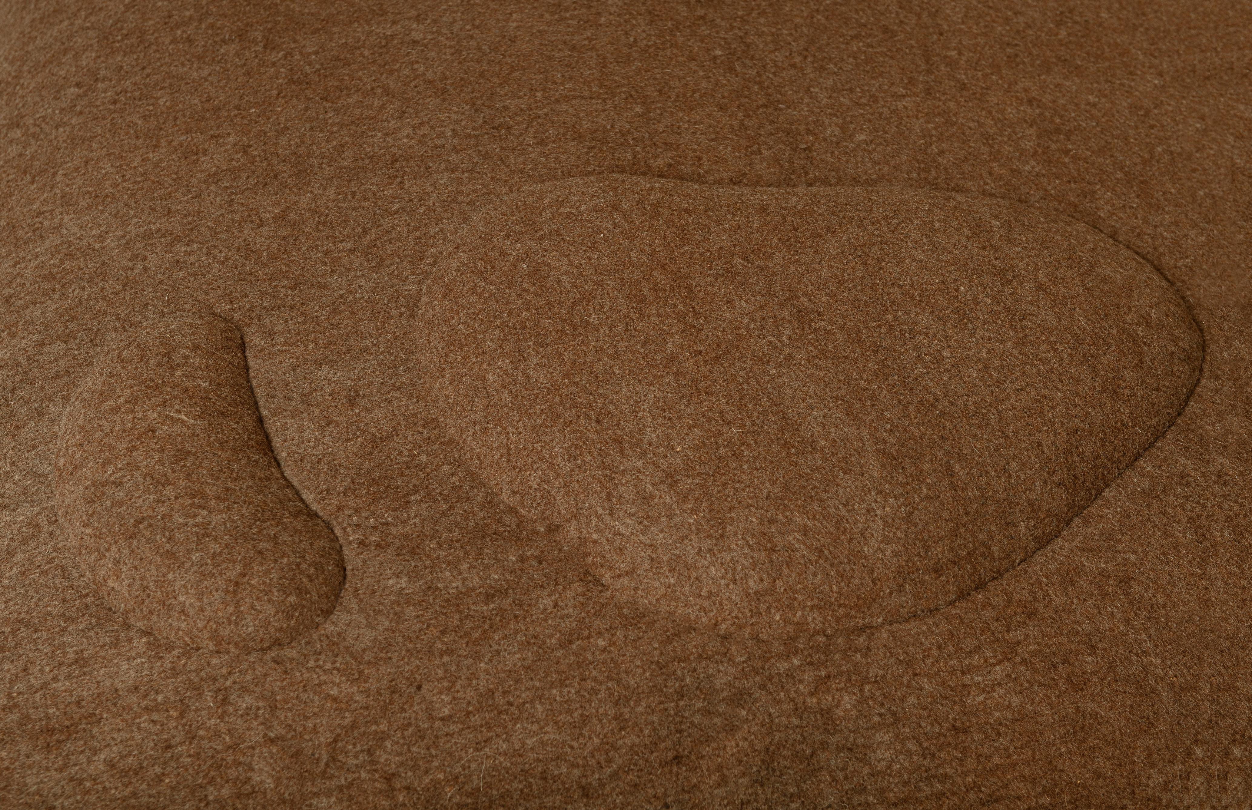 Modern Sheep Floor Pillow by Studio Ahead - Shetland Brown For Sale