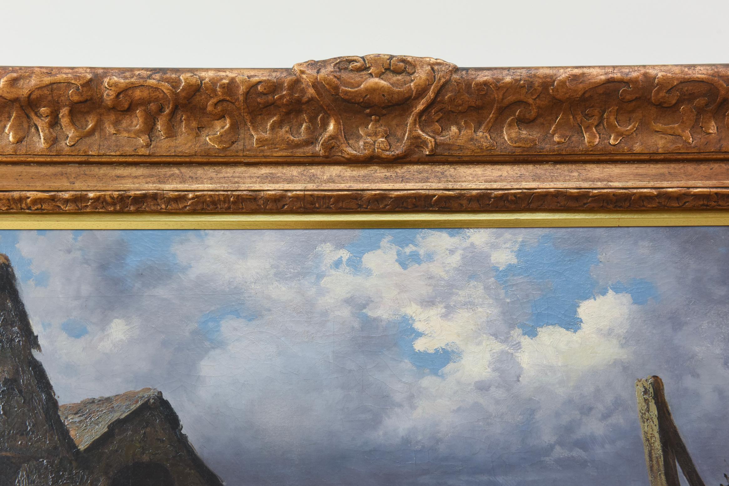 American Sheep Herder Painting, by John (Giovanni) Califano For Sale