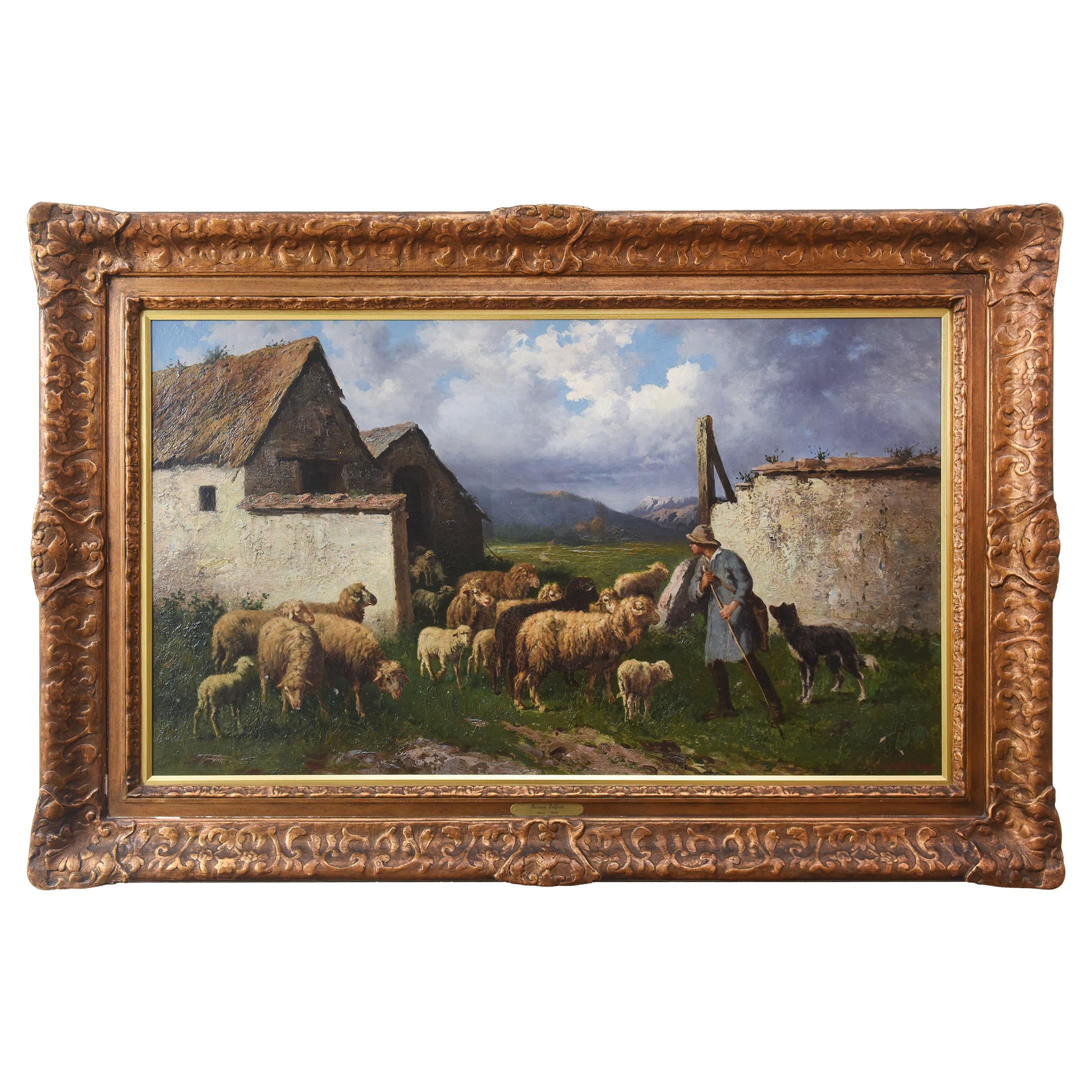 Pittura di un pastore, di John (Giovanni) Califano