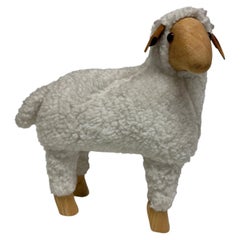 Sheep Lamb Sculpture Statue by Hanns-Peter Krafft for Meier, Vintage, 1980s