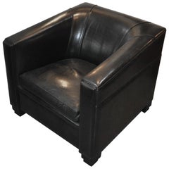 Sheep Leather Lounge Chair in Art Deco Style by Lounge Atelier Model, Texas