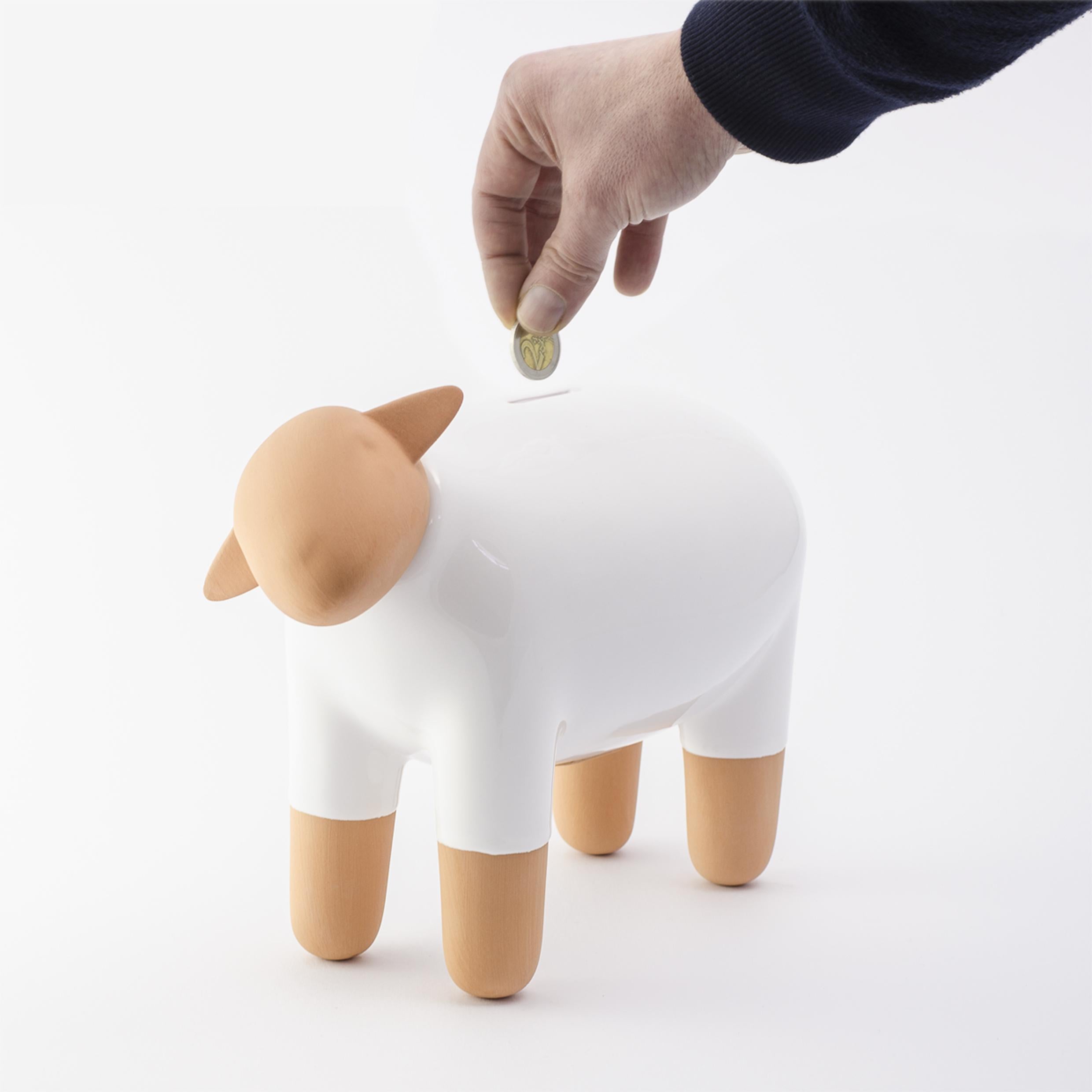 Salvadanaio Pecora Pop Art, Oro 22K, Made in Italy, 2022, Nuova Collezione In condizioni Nuovo in vendita a San Miniato PI, IT