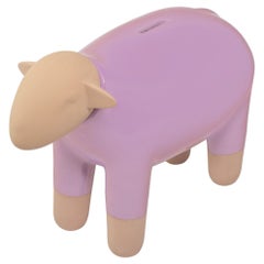 Boîte à billets moutons, lilas, fabriquée en Italie, 2022, nouvelle collection
