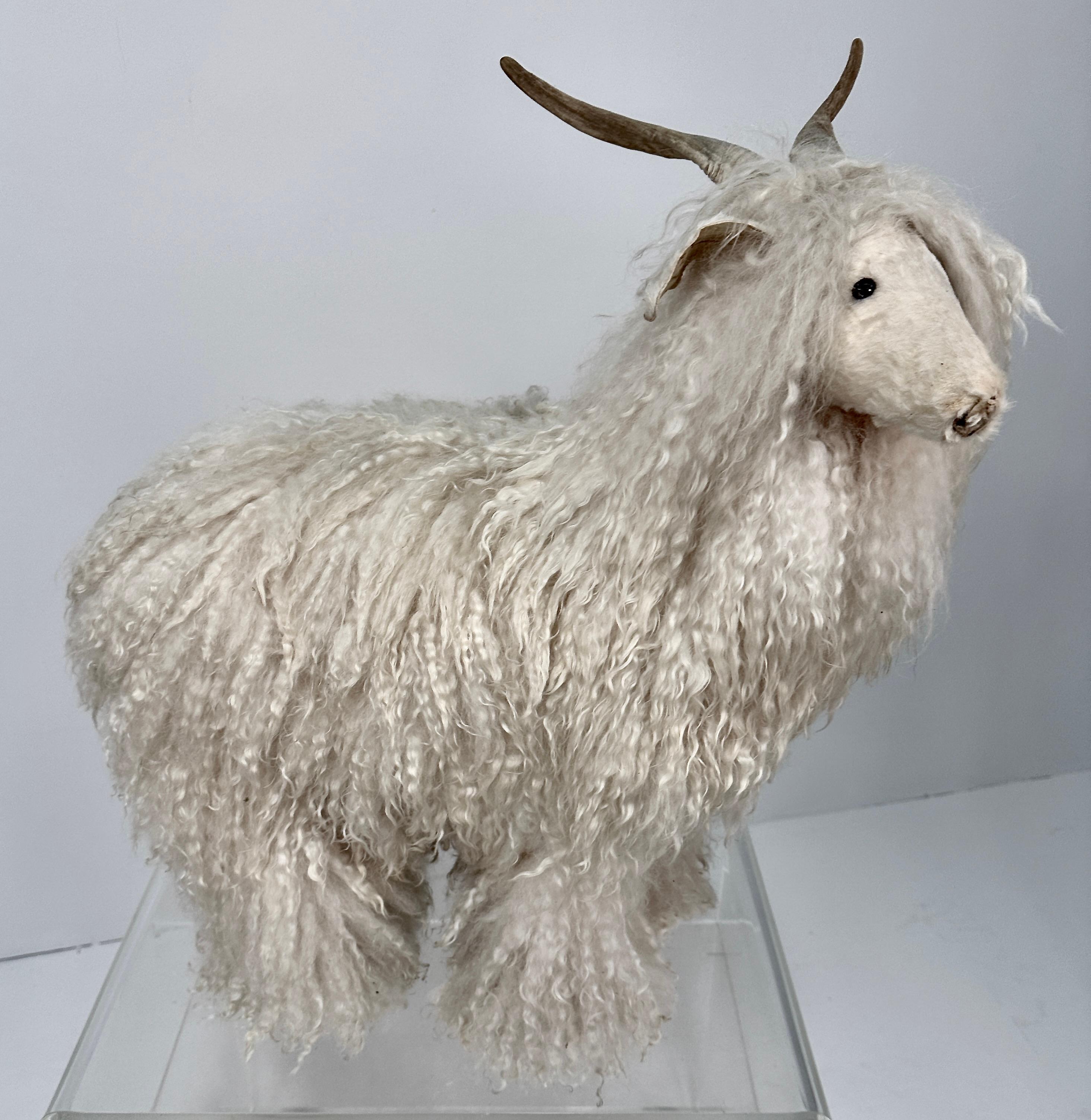 Folk Art Sheep Sculpture, Handcrafted by New Mexico Artist Ray Growler For Sale